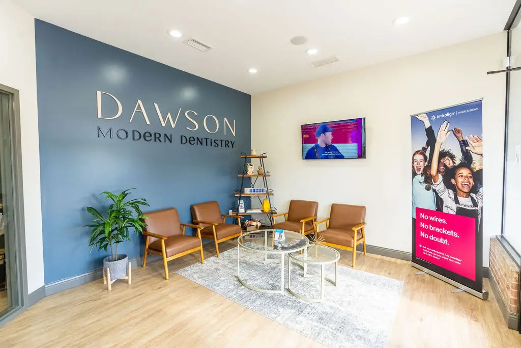 dawson modern dentistry matthews - waiting room