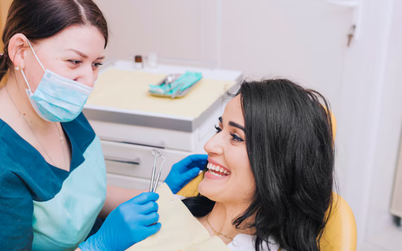 smile makeover with dental bonding